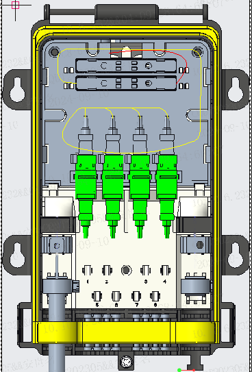 8 Ports Fiber Terminal Box